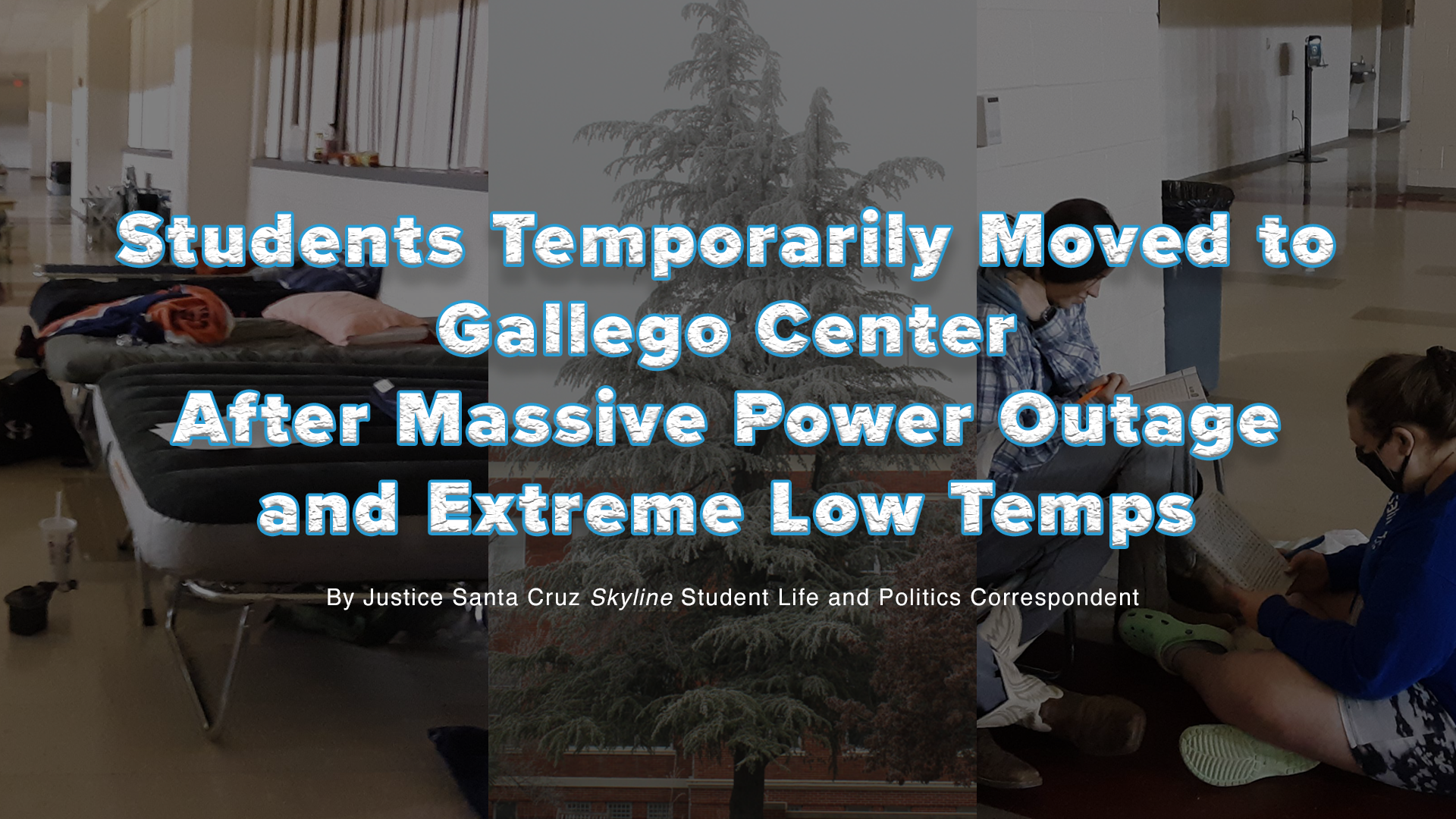 Students Temporarily Moved to Gallego Center After Massive Power